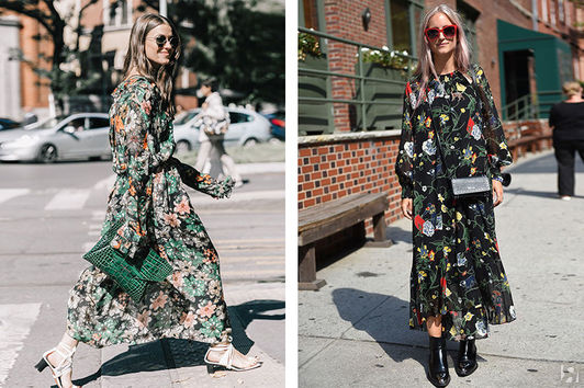 22 шикарных образа с платьем в цветочек: на выход, в путешествие, на каждый день - Я Покупаю
