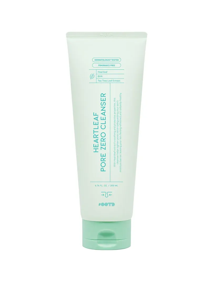 Пенка для проблемной и жирной кожи #OOTD Heartleaf Pore Zero Cleanser 200мл
