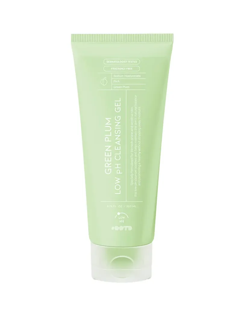 Очищающий гель для сухой и чувствительной кожи #OOTD Green Plum, 200 мл