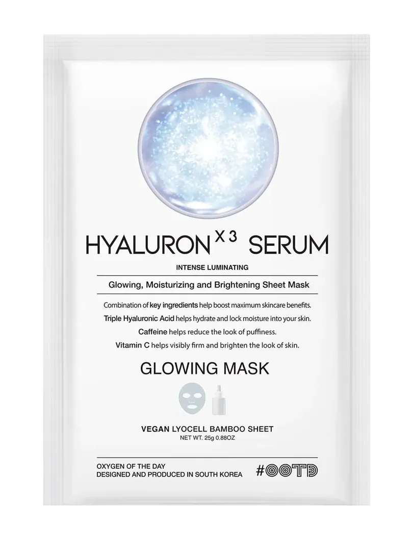 Тканевая маска с гиалуроновой кислотой #OOTD Hyaluron Acid Serum Mask 10 шт