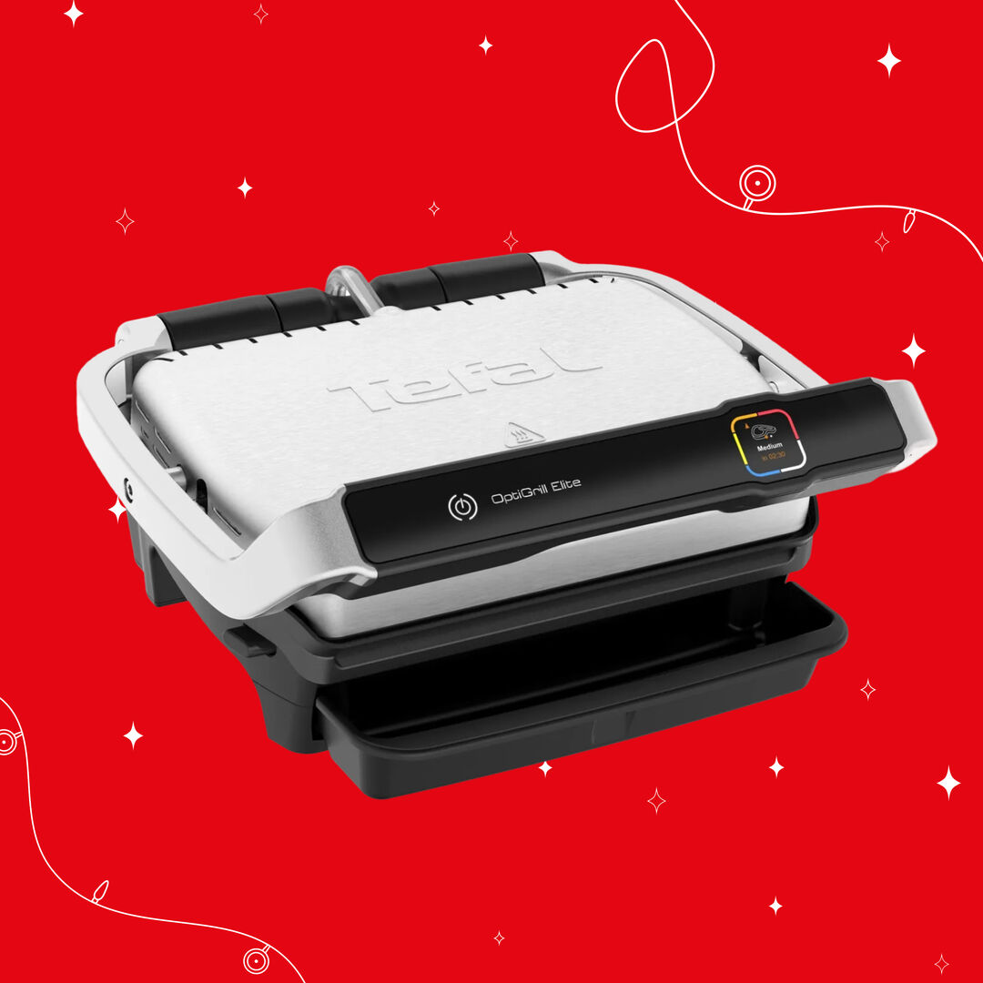 Умный электрогриль Optigrill Elite GC750D30 Tefal