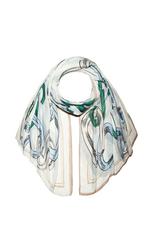 Палантин с принтом Mellizos