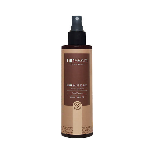 NIMASKIN Спрей для волос термозащита  10 в 1 Keratin & Oat Protein 200