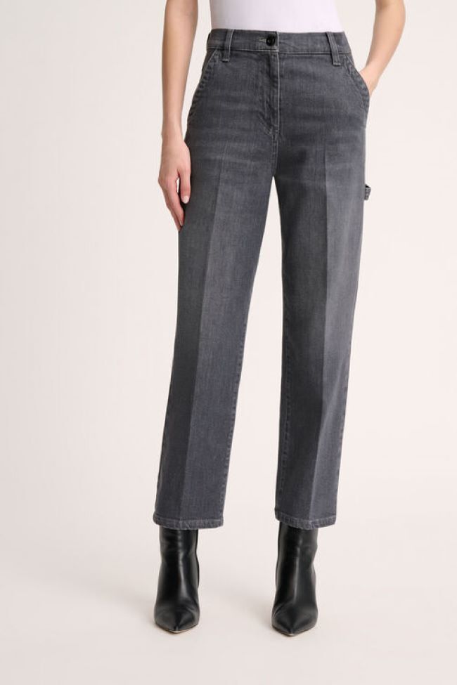 Джинсы серые со стрелками Otis Luisa Spagnoli