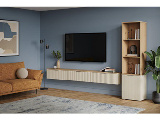 ТВ-тумба подвесная Енссон-5 Ivory Oak