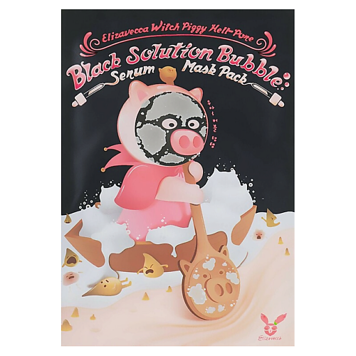ELIZAVECCA Пузырьковая маска для лица Witch Piggy Hell-Pore Black Solution