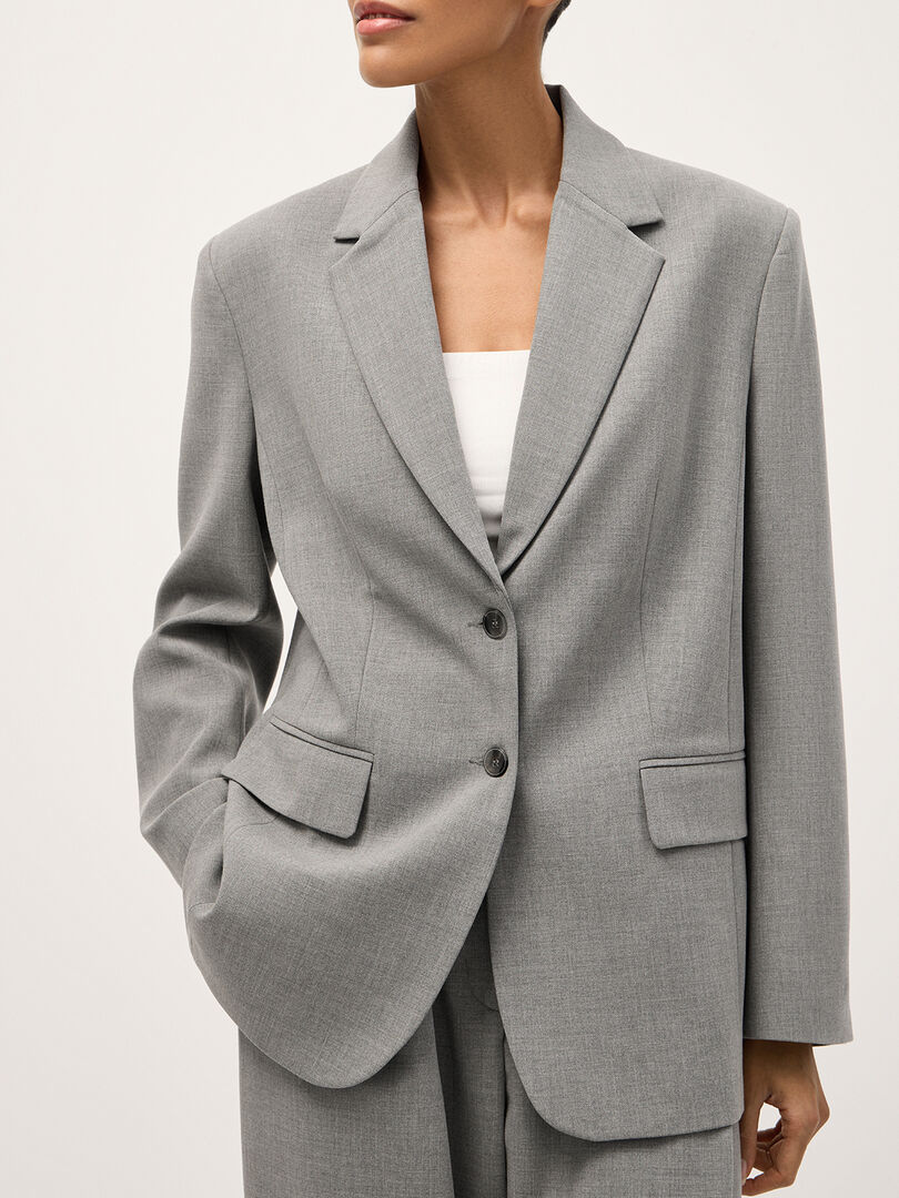 Прямой жакет Bossy Grey Selfmade