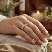 Кольцо из желтого золота э0312кц12162900 ЭПЛ Даймонд 8700000303836 фото 4