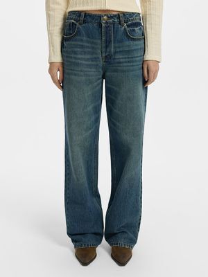 Джинсы Straight fit со средней посадкой LOVE REPUBLIC