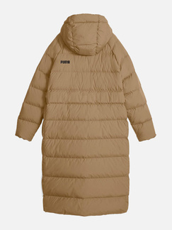 Женская куртка PUMA Long Hooded Down Coat цвет коричневый