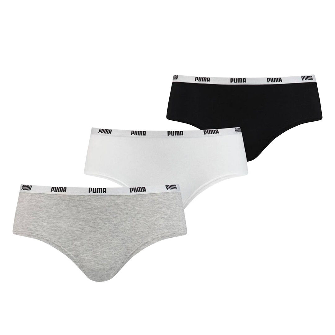 Женские трусы PUMA Hipster 3-Pack цвет разноцветный