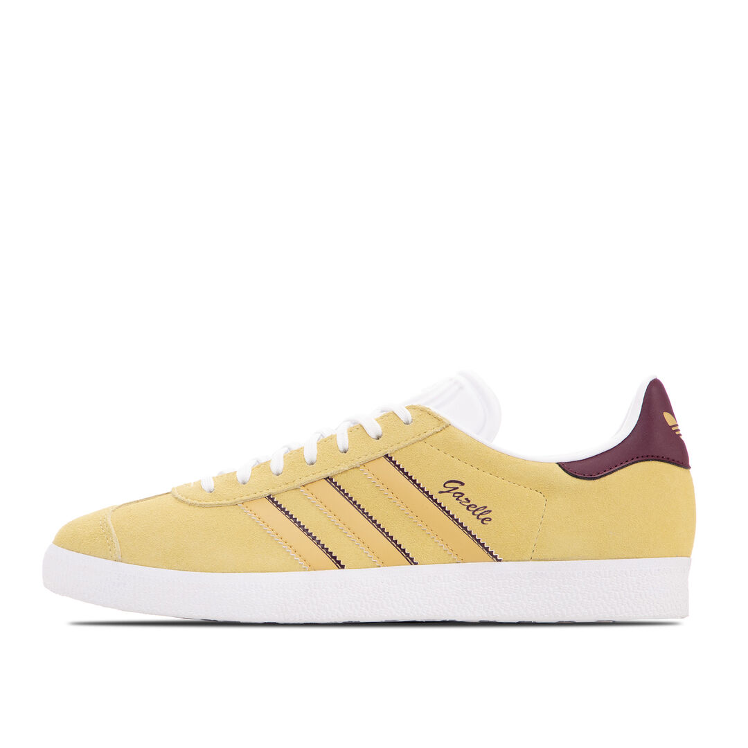 Женские кроссовки adidas Gazelle цвет желтый