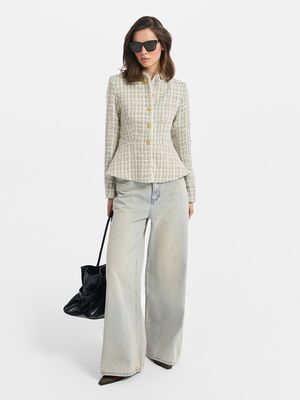 Джинсы Wide leg со средней посадкой LOVE REPUBLIC