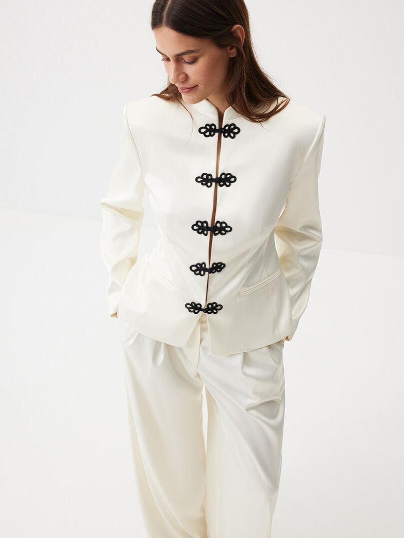 Жакет с сатиновым блеском Eastern Muse Selfmade